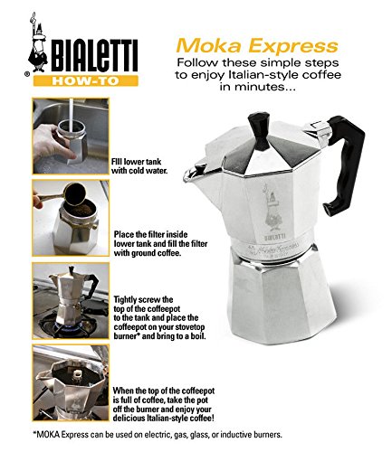 Amazon｜Bialetti (ビアレッティ) モカエキスプレス 9カップ用 直火式